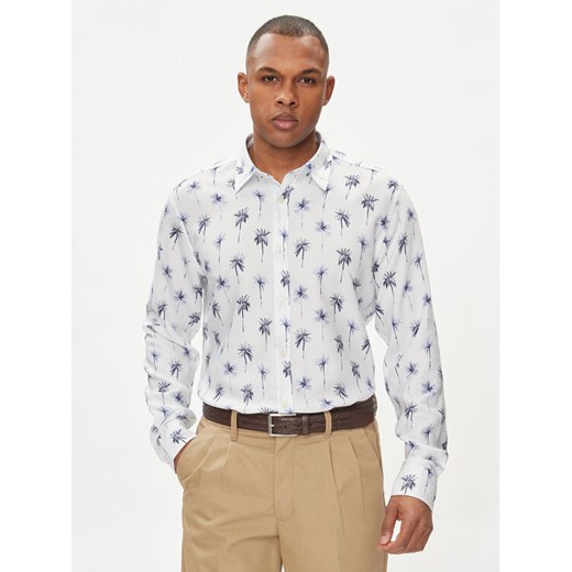 JOOP! Jeans Koszula 22Hanson2 30041322 Beżowy Modern Fit ze sklepu MODIVO w kategorii Koszule męskie - zdjęcie 182752503