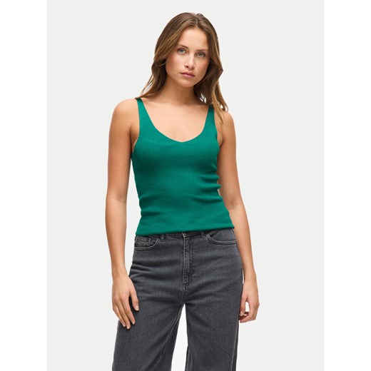Vila Top Wennie 14104135 Zielony Regular Fit ze sklepu MODIVO w kategorii Bluzki damskie - zdjęcie 182752510