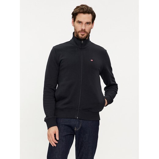 Napapijri Bluza Balis NP0A4HHW Czarny Regular Fit ze sklepu MODIVO w kategorii Bluzy męskie - zdjęcie 182752534