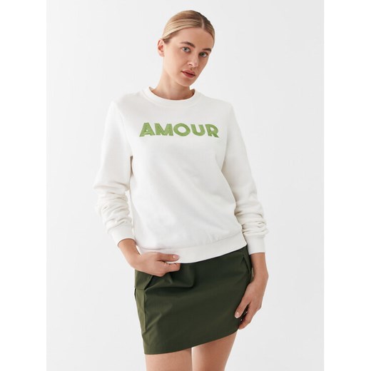 ONLY Bluza 15304436 Biały Regular Fit ze sklepu MODIVO w kategorii Bluzy damskie - zdjęcie 182752553