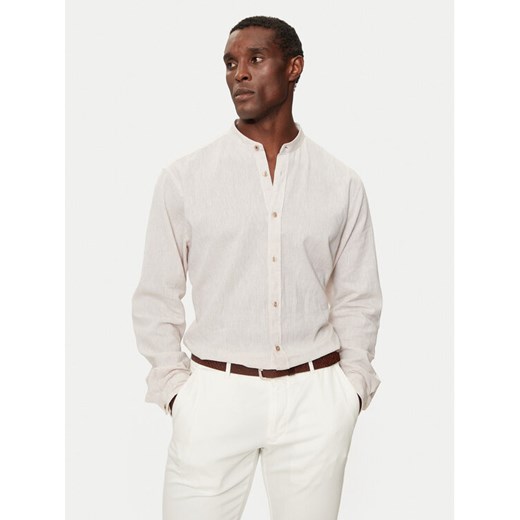 JOOP! Jeans Koszula 92Hanson2K 30041308 Beżowy Regular Fit ze sklepu MODIVO w kategorii Koszule męskie - zdjęcie 182752663