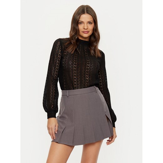 Morgan Bluzka 242-TIMOI Czarny Regular Fit ze sklepu MODIVO w kategorii Bluzki damskie - zdjęcie 182752664