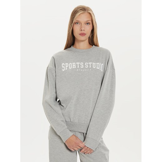 Athlecia Bluza Giannis W Crew Neck EA243363 Szary Regular Fit ze sklepu MODIVO w kategorii Bluzy damskie - zdjęcie 182752721