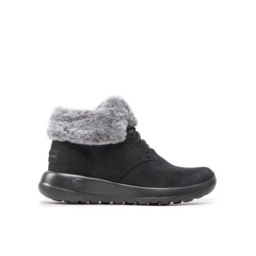 Skechers Botki On The Go Joy 144042/BKGY Czarny ze sklepu MODIVO w kategorii Botki - zdjęcie 182752803