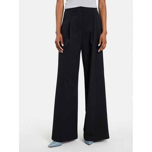 Max Mara Leisure Spodnie materiałowe Bonn 2426786017 Czarny Relaxed Fit ze sklepu MODIVO w kategorii Spodnie damskie - zdjęcie 182752821