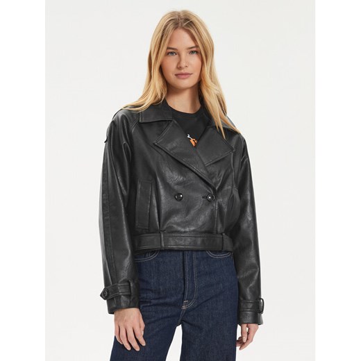 ONLY Kurtka z imitacji skóry Vera 15308584 Czarny Regular Fit ze sklepu MODIVO w kategorii Kurtki damskie - zdjęcie 182752841