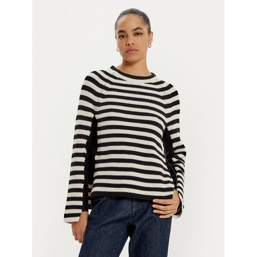 OUI Sweter 89169 Czarny Loose Fit ze sklepu MODIVO w kategorii Swetry damskie - zdjęcie 182752851