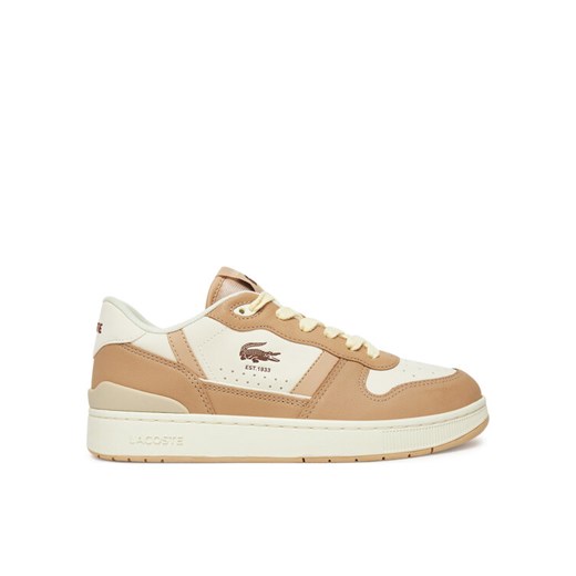 Lacoste Sneakersy 7-49SFA0072 Beżowy ze sklepu MODIVO w kategorii Buty sportowe damskie - zdjęcie 182752913
