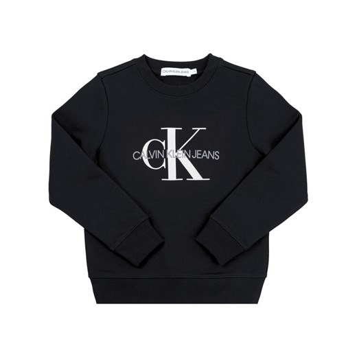 Calvin Klein Jeans Bluza Monogram Logo IU0IU00069 Czarny Regular Fit 6 MODIVO
