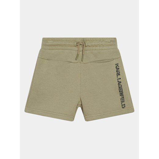 Karl Lagerfeld Kids Szorty sportowe Z30025 D Zielony Regular Fit ze sklepu MODIVO w kategorii Spodenki chłopięce - zdjęcie 182752942