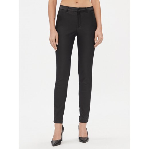 Vero Moda Spodnie materiałowe 10221336 Czarny Slim Fit ze sklepu MODIVO w kategorii Spodnie damskie - zdjęcie 182752993