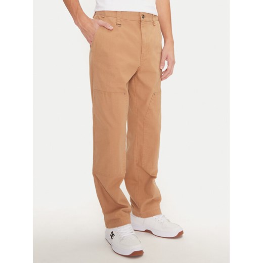 Champion Spodnie materiałowe 220506 Beżowy Straight Leg ze sklepu MODIVO w kategorii Spodnie męskie - zdjęcie 182753024