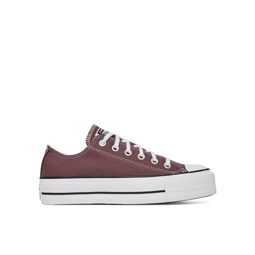 Converse Trampki Chuck Taylor All Star Lift Platform A10647C Bordowy ze sklepu MODIVO w kategorii Trampki damskie - zdjęcie 182753034