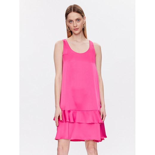 Liu Jo Beachwear Sukienka koktajlowa VA3101 T3416 Różowy Relaxed Fit ze sklepu MODIVO w kategorii Sukienki - zdjęcie 182753042