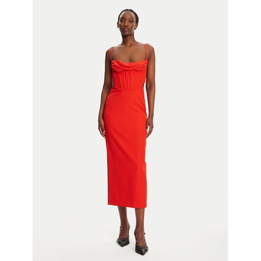 BARDOT Sukienka koktajlowa Martini 58535DB Czerwony Slim Fit ze sklepu MODIVO w kategorii Sukienki - zdjęcie 182753050