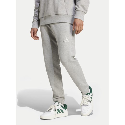 adidas Spodnie dresowe ALL SZN French Terry IY6558 Szary Loose Fit ze sklepu MODIVO w kategorii Spodnie męskie - zdjęcie 182753074