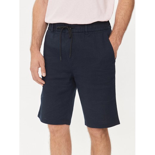 Boss Szorty materiałowe Chino-Tapered-Ds-1-S  50513027 Granatowy Tapered Fit ze sklepu MODIVO w kategorii Spodenki męskie - zdjęcie 182753084