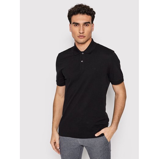 Boss Polo Pallas 50468362 Czarny Regular Fit ze sklepu MODIVO w kategorii T-shirty męskie - zdjęcie 182753124