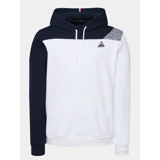 Le Coq Sportif Bluza Unisex 2320470 Biały Regular Fit ze sklepu MODIVO w kategorii Bluzy męskie - zdjęcie 182753154