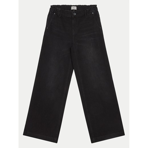 Kids ONLY Jeansy Comet 15264770 Czarny Wide Leg ze sklepu MODIVO w kategorii Spodnie dziewczęce - zdjęcie 182753194