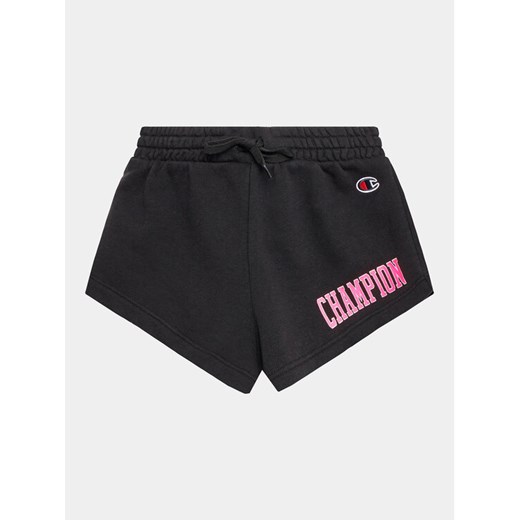 Champion Szorty sportowe 404657 Czarny Regular Fit ze sklepu MODIVO w kategorii Spodenki dziewczęce - zdjęcie 182753211