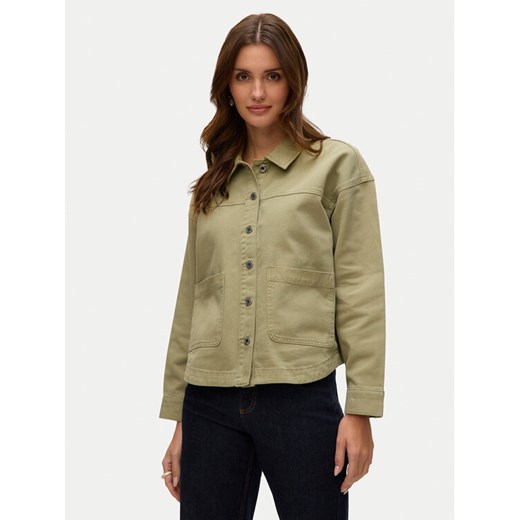 Vero Moda Koszula jeansowa Jamie 10331693 Zielony Relaxed Fit ze sklepu MODIVO w kategorii Koszule damskie - zdjęcie 182753233