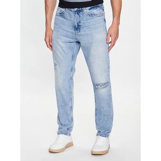 Calvin Klein Jeans Jeansy J30J323385 Niebieski Regular Fit ze sklepu MODIVO w kategorii Jeansy męskie - zdjęcie 182753243