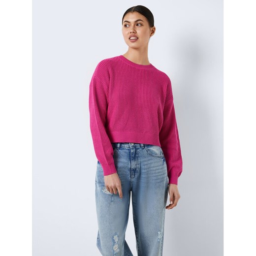 Noisy May Sweter Maysa 27021536 Różowy Relaxed Fit ze sklepu MODIVO w kategorii Swetry damskie - zdjęcie 182753282