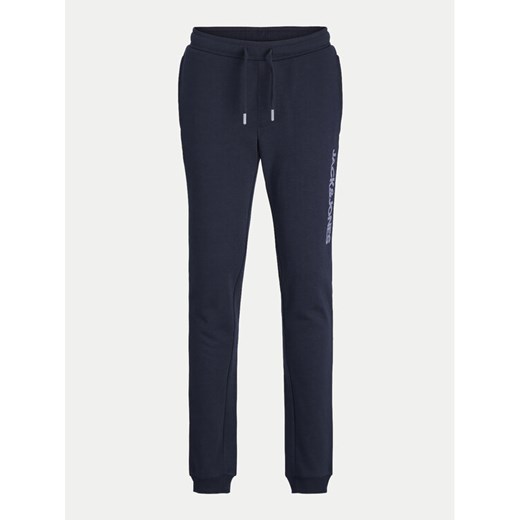 Jack&Jones Junior Spodnie dresowe Alvis 12259888 Granatowy Regular Fit Jack&jones Junior 152 MODIVO