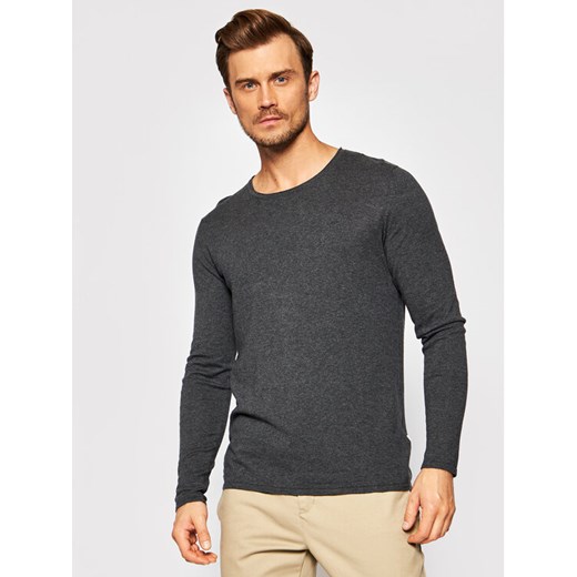 Selected Homme Sweter Rome 16079774 Szary Regular Fit ze sklepu MODIVO w kategorii Swetry męskie - zdjęcie 182753312