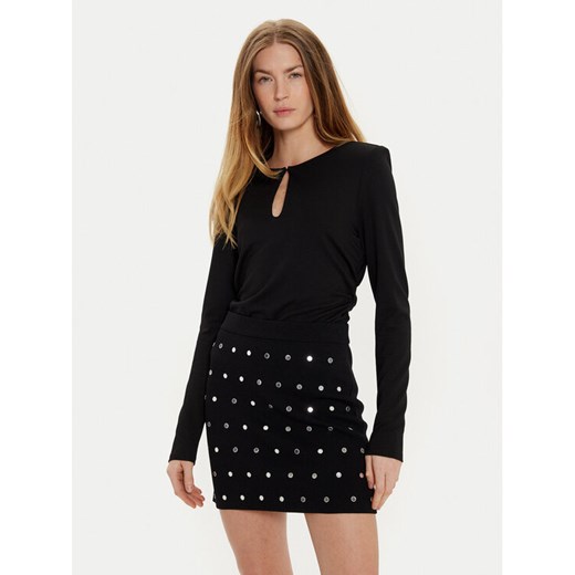 Sisley Bluzka 5Y0XLQ080 Czarny Slim Fit ze sklepu MODIVO w kategorii Bluzki damskie - zdjęcie 182753351