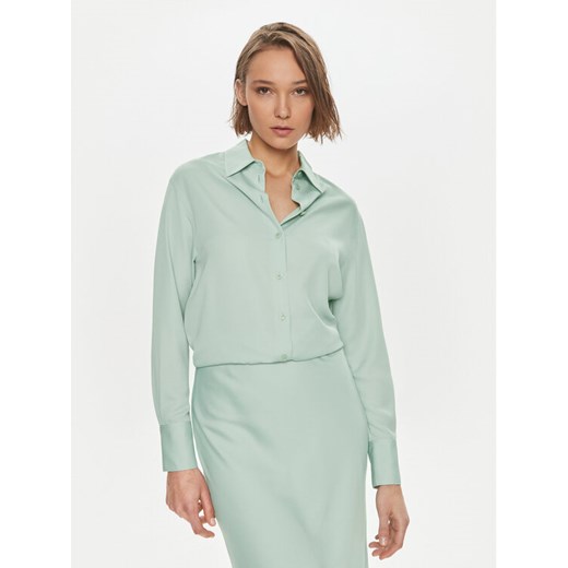 Calvin Klein Koszula K20K206777 Zielony Relaxed Fit ze sklepu MODIVO w kategorii Koszule damskie - zdjęcie 182753482