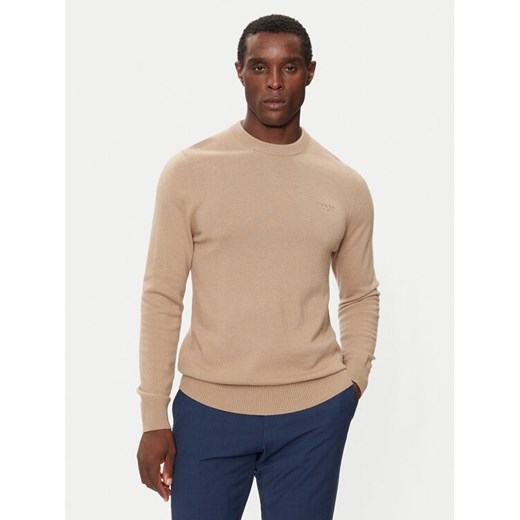JOOP! Jeans Sweter 15 JJK-04Laurelo 30043308 Beżowy Modern Fit ze sklepu MODIVO w kategorii Swetry męskie - zdjęcie 182753522