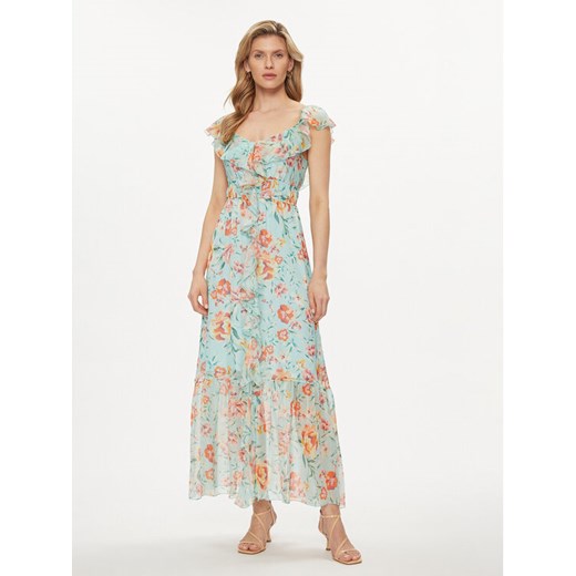 Guess Sukienka codzienna Elide W4GK37 WE550 Kolorowy Regular Fit ze sklepu MODIVO w kategorii Sukienki - zdjęcie 182753542