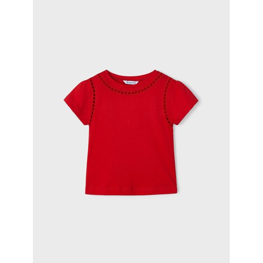Mayoral T-Shirt 3057 Czerwony ze sklepu MODIVO w kategorii Bluzki dziewczęce - zdjęcie 182753550