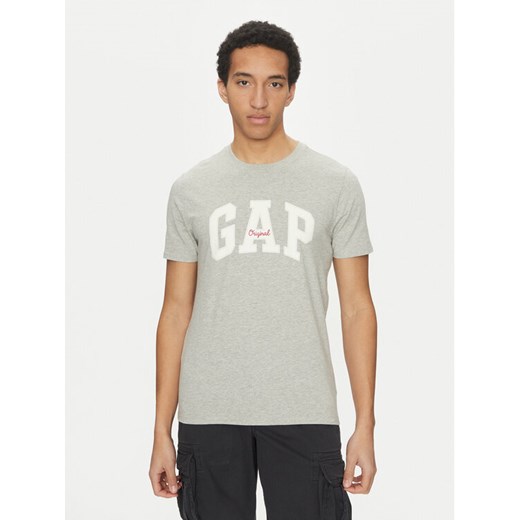 Gap T-Shirt 542246-00 Szary Regular Fit ze sklepu MODIVO w kategorii T-shirty męskie - zdjęcie 182753582