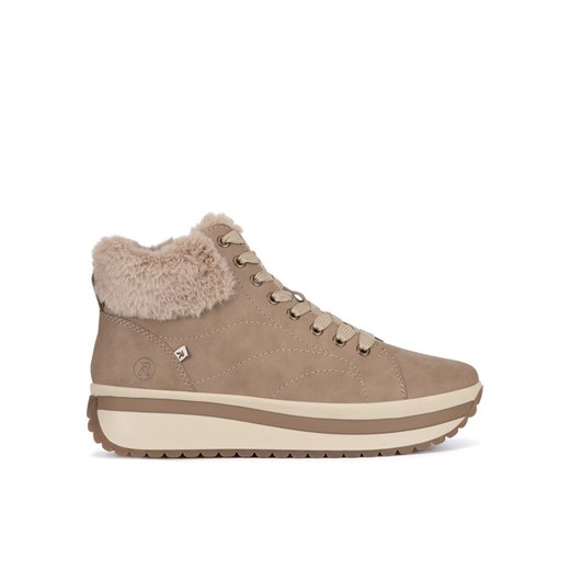 Rieker Revolution Lifestyle Botki W0961-20 Beżowy ze sklepu MODIVO w kategorii Botki - zdjęcie 182753601