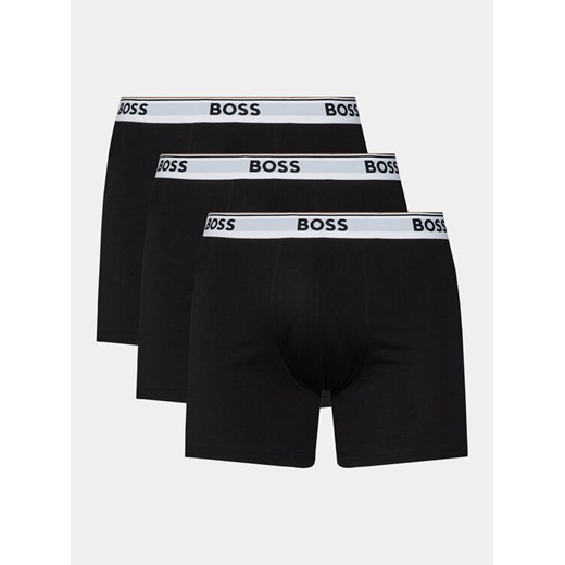 Boss Komplet 3 par bokserek BoxerBr 3P Power 50475282 Czarny ze sklepu MODIVO w kategorii Majtki męskie - zdjęcie 182753652