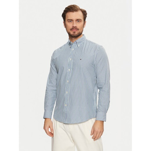 Tommy Hilfiger Koszula Classic MW0MW37549 Niebieski Regular Fit ze sklepu MODIVO w kategorii Koszule męskie - zdjęcie 182753661