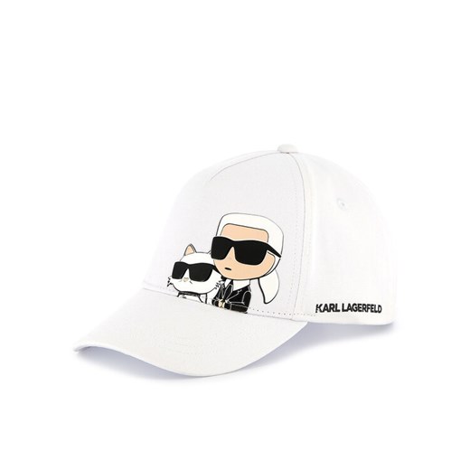 KARL LAGERFELD Czapka z daszkiem Z30393 Biały ze sklepu MODIVO w kategorii Czapki dziecięce - zdjęcie 182753682
