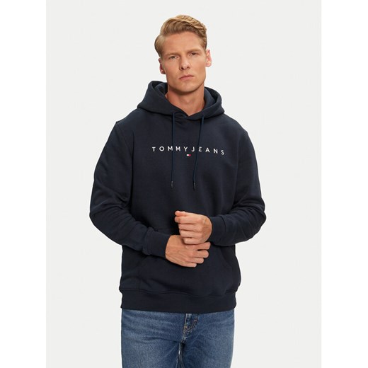 Tommy Jeans Bluza DM0DM20746 Granatowy Regular Fit ze sklepu MODIVO w kategorii Bluzy męskie - zdjęcie 182753703