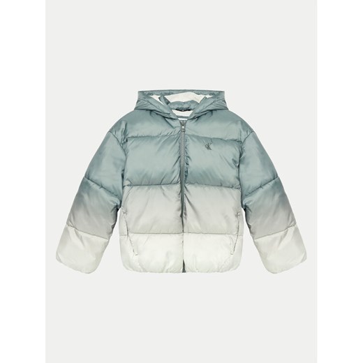 Calvin Klein Jeans Kurtka zimowa Gradient IG0IG02591 D Zielony Regular Fit ze sklepu MODIVO w kategorii Kurtki chłopięce - zdjęcie 182753734