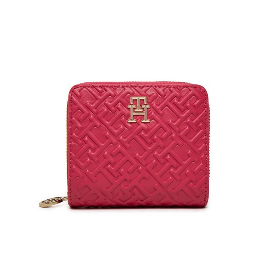 Tommy Hilfiger Mały Portfel Damski Distinct AW0AW16580 Różowy ze sklepu MODIVO w kategorii Portfele damskie - zdjęcie 182753750