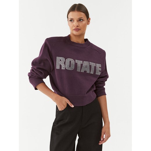 ROTATE Sweter Firm 1111522816 Fioletowy Relaxed Fit ze sklepu MODIVO w kategorii Swetry damskie - zdjęcie 182753833