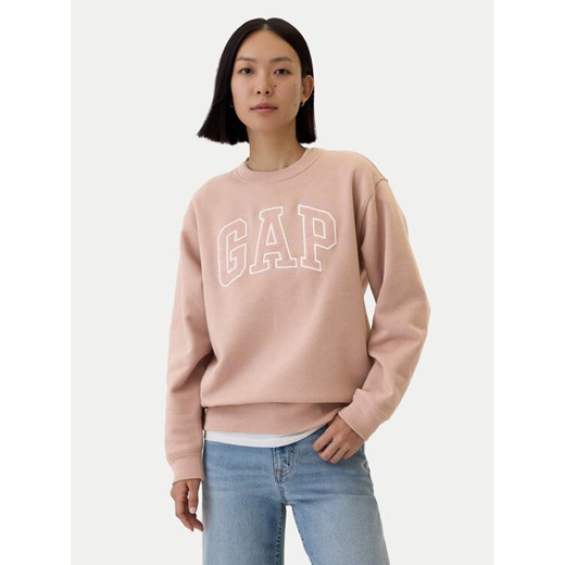 Gap Bluza 554936-36 Różowy Regular Fit ze sklepu MODIVO w kategorii Bluzy damskie - zdjęcie 182753882