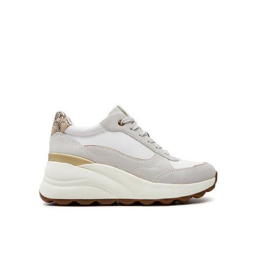 Geox Sneakersy D Spherica Ec13 D45WAA 022FU C1209 Biały ze sklepu MODIVO w kategorii Buty sportowe damskie - zdjęcie 182753964
