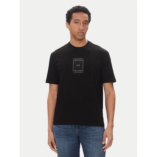 Armani Exchange T-Shirt XM000570 AF10356 UC001 Czarny Regular Fit ze sklepu MODIVO w kategorii T-shirty męskie - zdjęcie 182754022