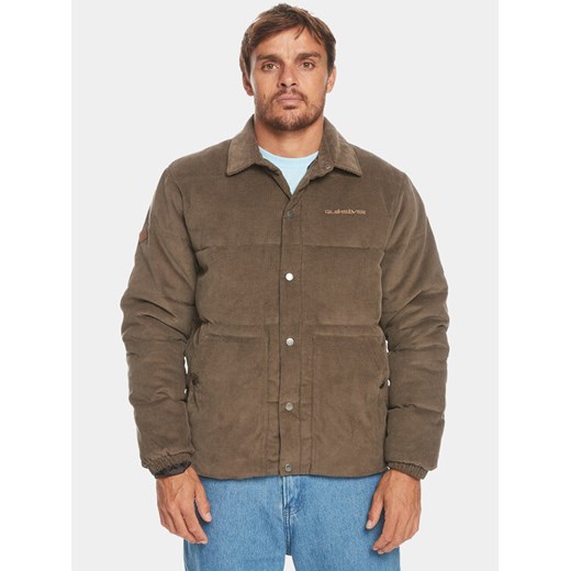 Quiksilver Kurtka przejściowa Tibbermore Jckt EQYJK03984 Brązowy Regular Fit ze sklepu MODIVO w kategorii Kurtki męskie - zdjęcie 182754041