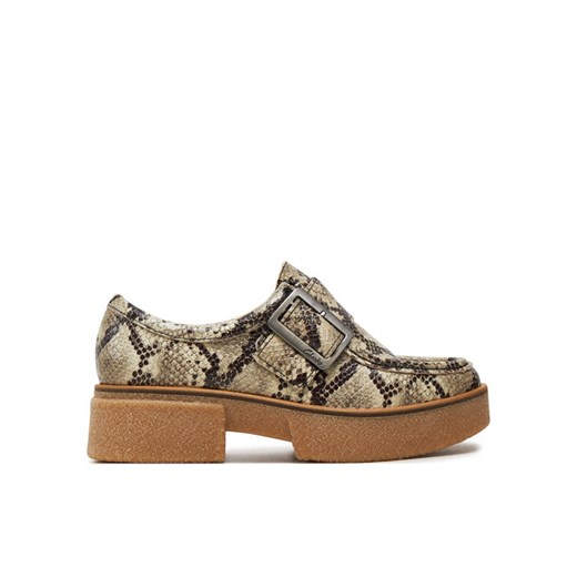 Clarks Półbuty Linoso Monk 26178680 Szary ze sklepu MODIVO w kategorii Półbuty damskie - zdjęcie 182754042