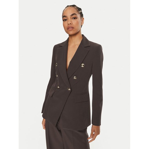 Maryley Marynarka 24IB139/43CO Brązowy Regular Fit ze sklepu MODIVO w kategorii Marynarki damskie - zdjęcie 182754080